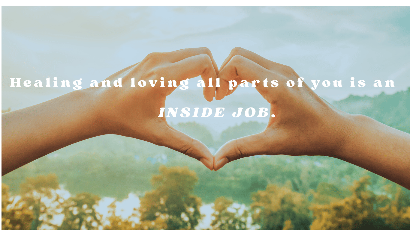 Hands holding the shape of a heart